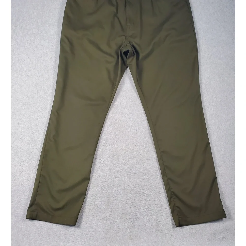 Polo Ralph Lauren Pants Mens 40X32 Olive Green Performance 5-Pocket Golf Casual